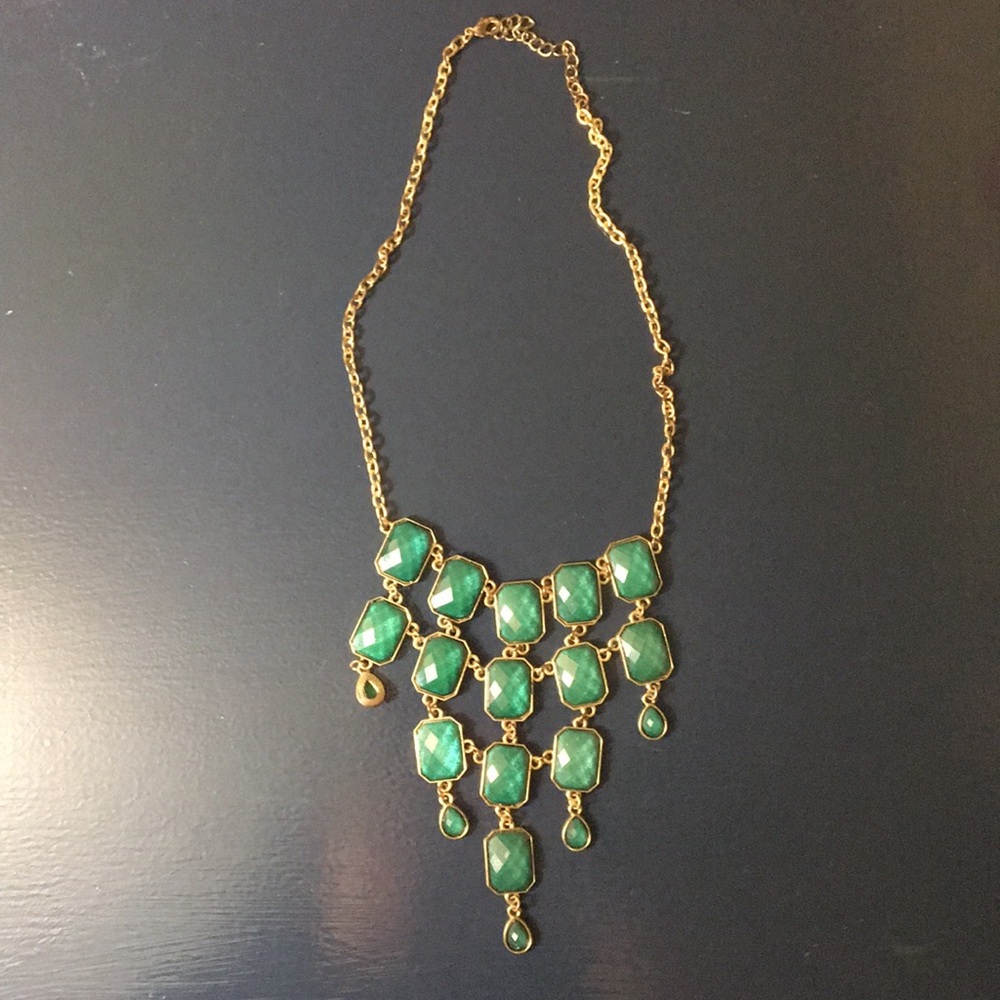 Green & Gold Necklace